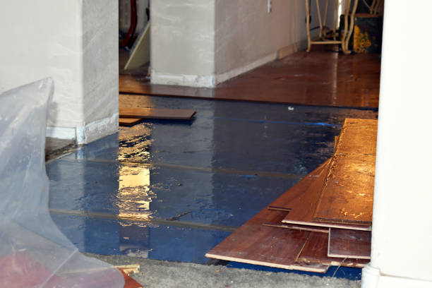 Professional Flood Cleanup technician working in Lampasas, TX